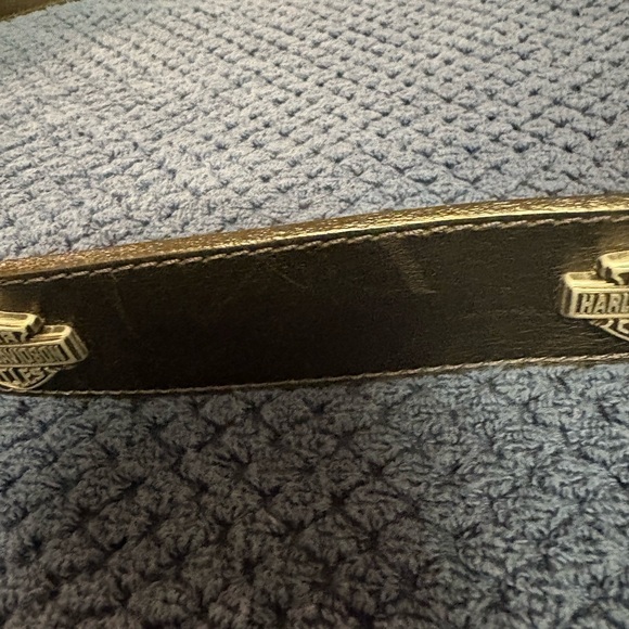 Harley-Davidson Black Leather Belt - Picture 5 of 16
